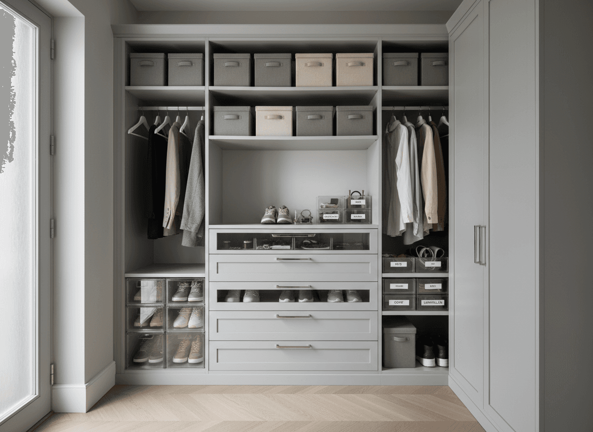 Organized closet and decluttering services